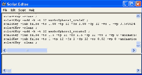  Script Editor