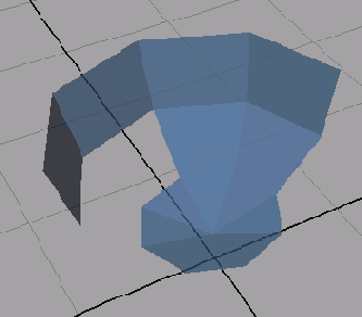 Полигональные грани созданные с помощью инструмента Create Polygon Tool