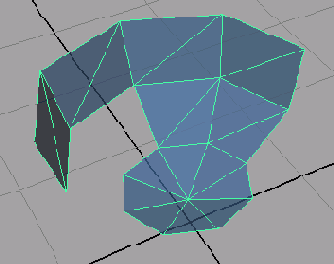 Полигональные грани созданные с помощью инструмента Create Polygon Tool