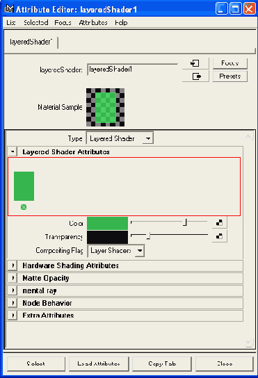      Layered    Attribute Editor